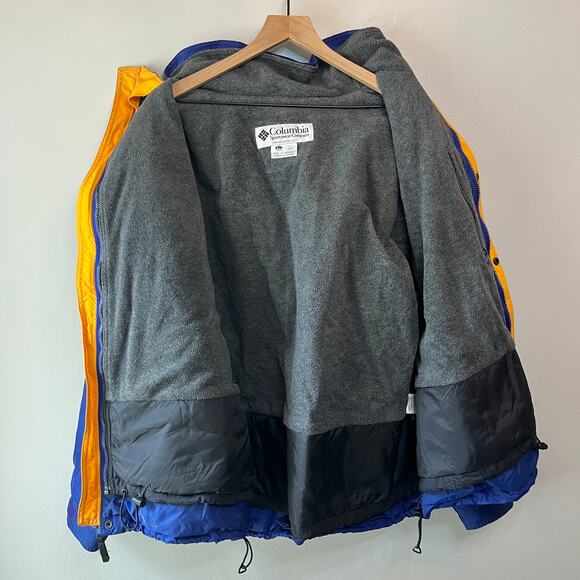 Columbia Vintage Men's Boulder Ridge Double Layer Jacket Coat Blue Size Large - Picture 6 of 14